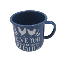 14OZ Enamel Mug  With Customized Logo